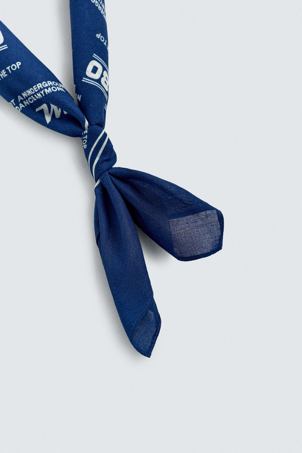 BANDANA ESTAMPADO GEOM?TRICO / Marino - Zara фото 3