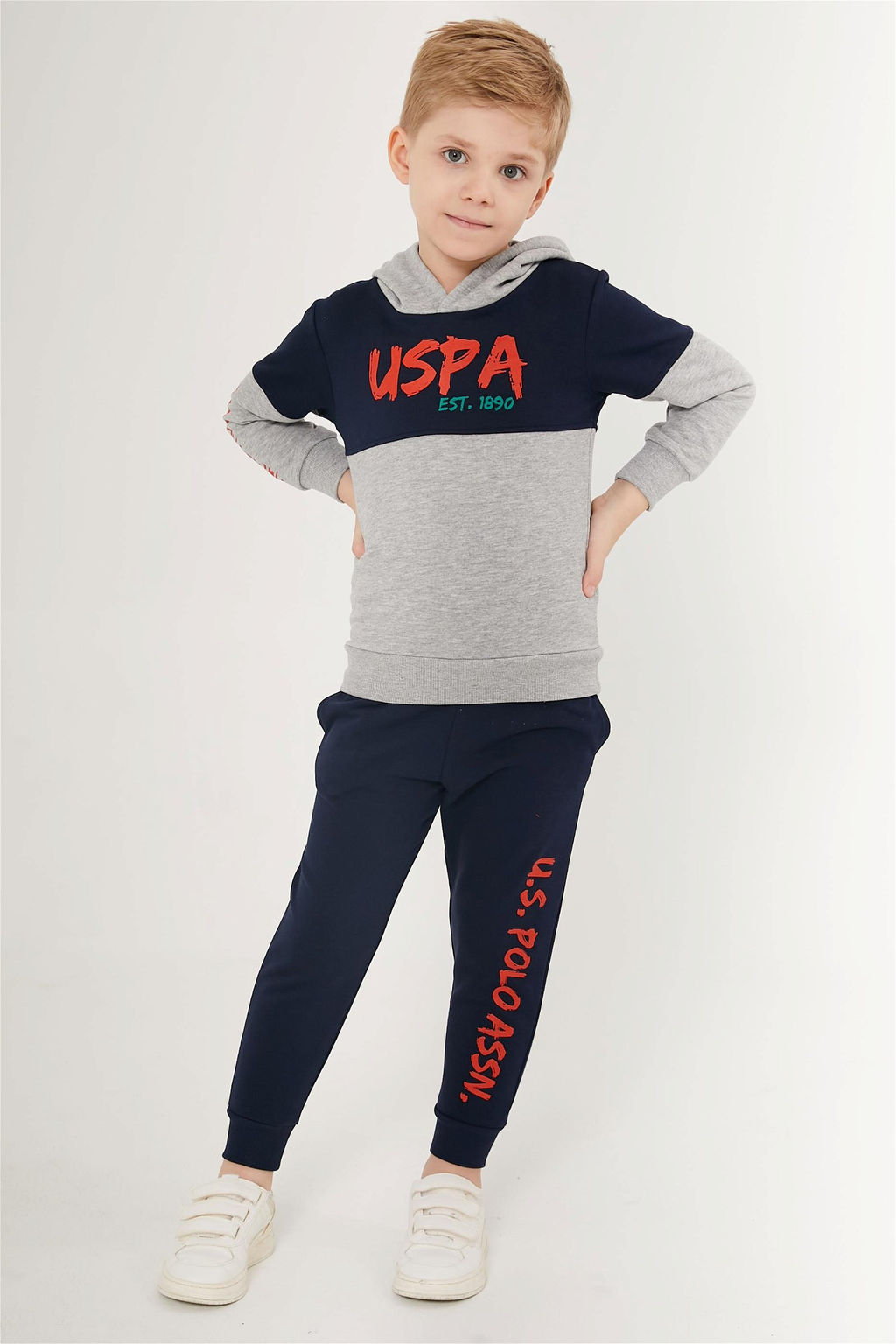 Темно-синий пижамный комплект для мальчика Неожиданная скидка в корзине - U.s. polo assn фото 3