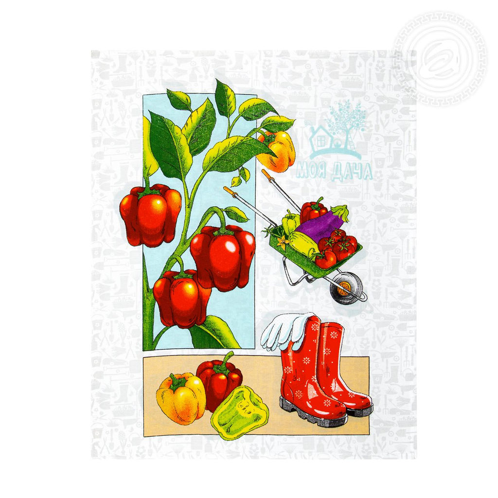 Набор полотенец из рогожки "Удачный сезон" 45*60/2 шт. - 45*60 Полотенца из рогожки