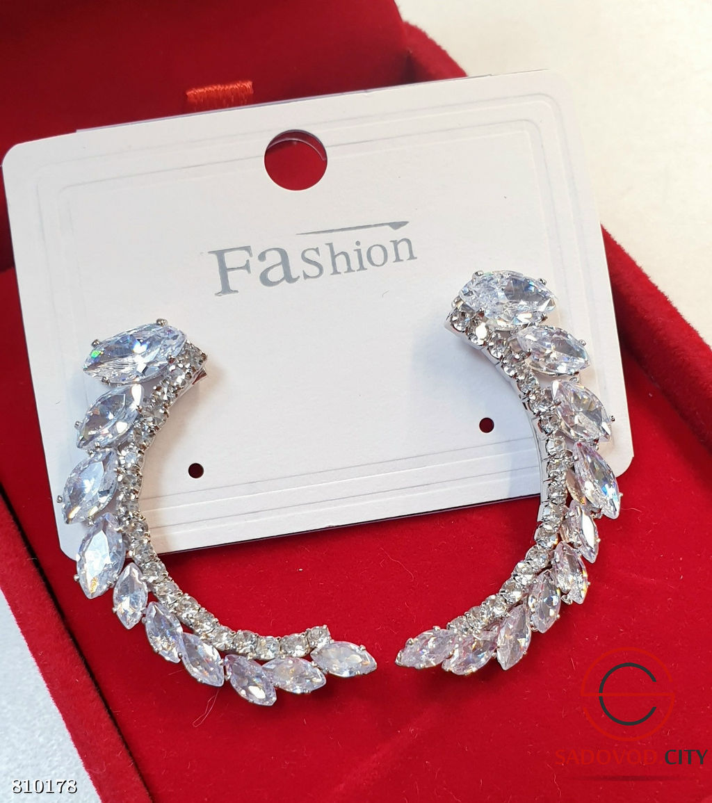 Серьги с кубическим цирконием - Bruno фото 6