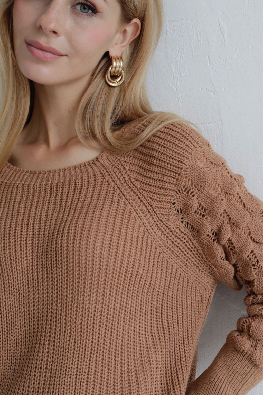 10006 Джемпер бежевый - Martichelli фото 24