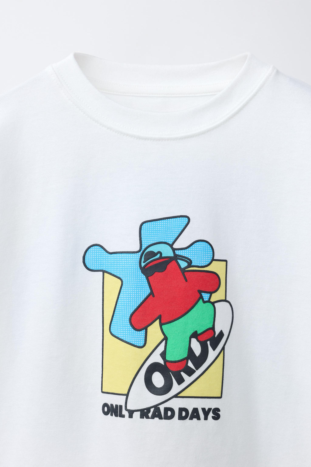 CAMISETA ESTAMPADO LOGO / Blanco - Zara фото 5