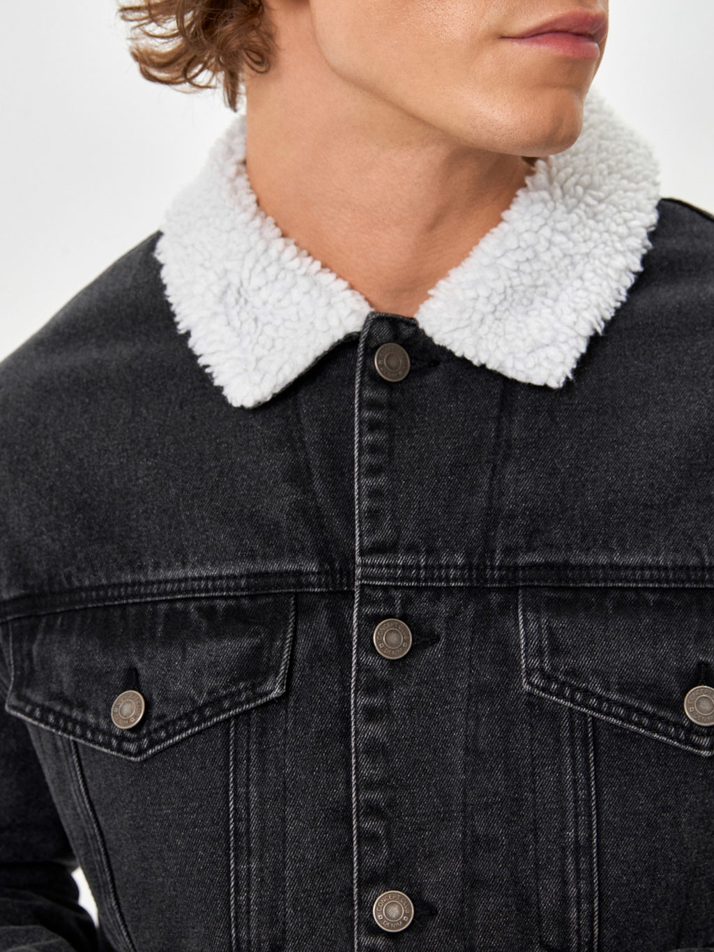 10100130011 Куртка джинсовая муж. Dante_reg темно-серый - Concept club фото 3