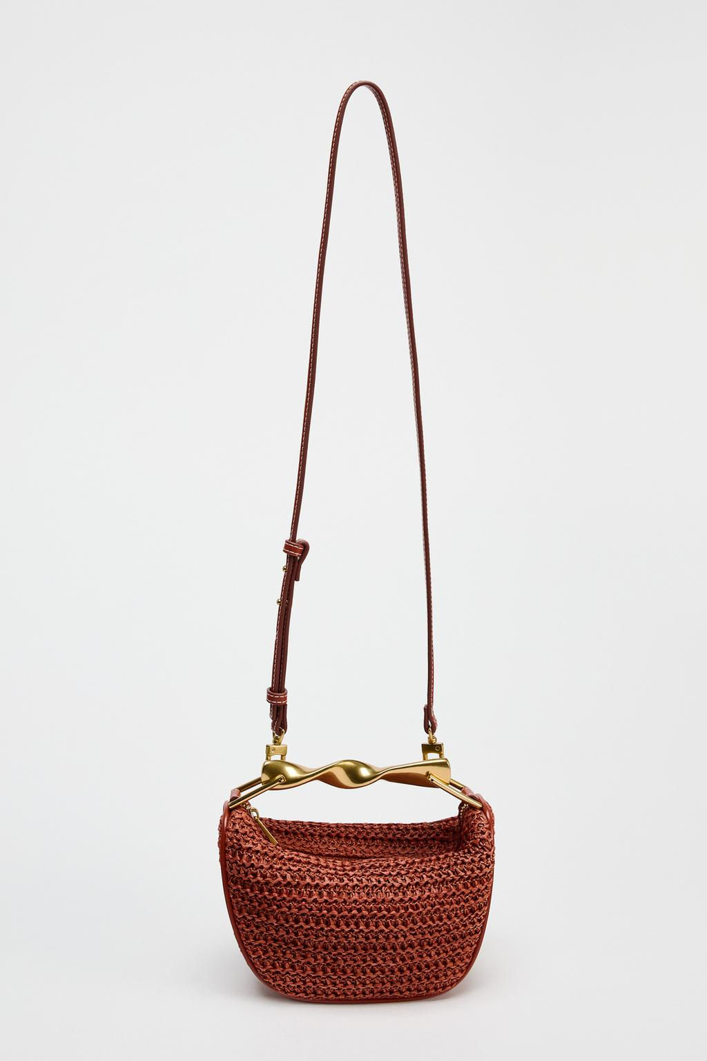 MINI BAG WITH METAL HANDLE - Zara фото 8