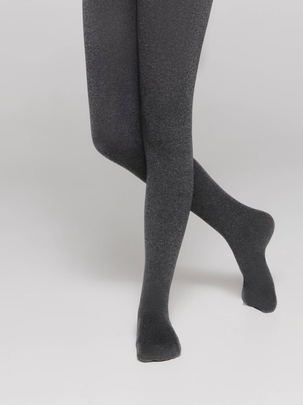 CONTE MELANGE Плотные меланжевые колготки из микрофибры grafit - Conte elegant фото 3