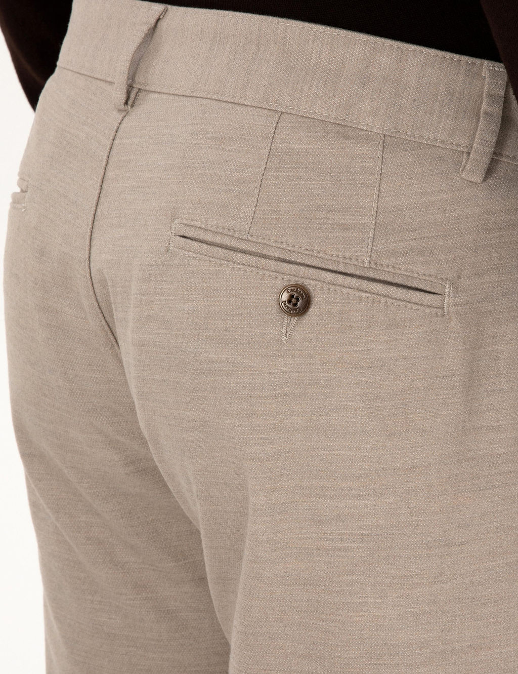 Bej Slim Fit Kanvas Pantolon - Cacharel фото 6
