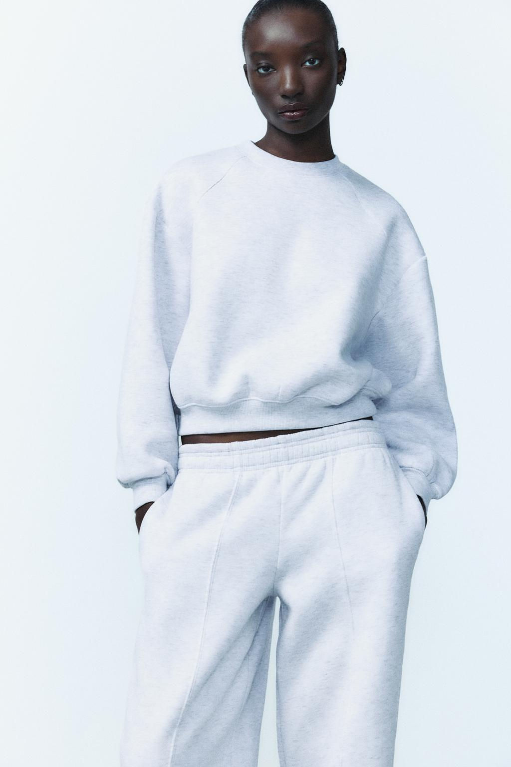 BASIC PLUSH SWEATSHIRT - Zara фото 2