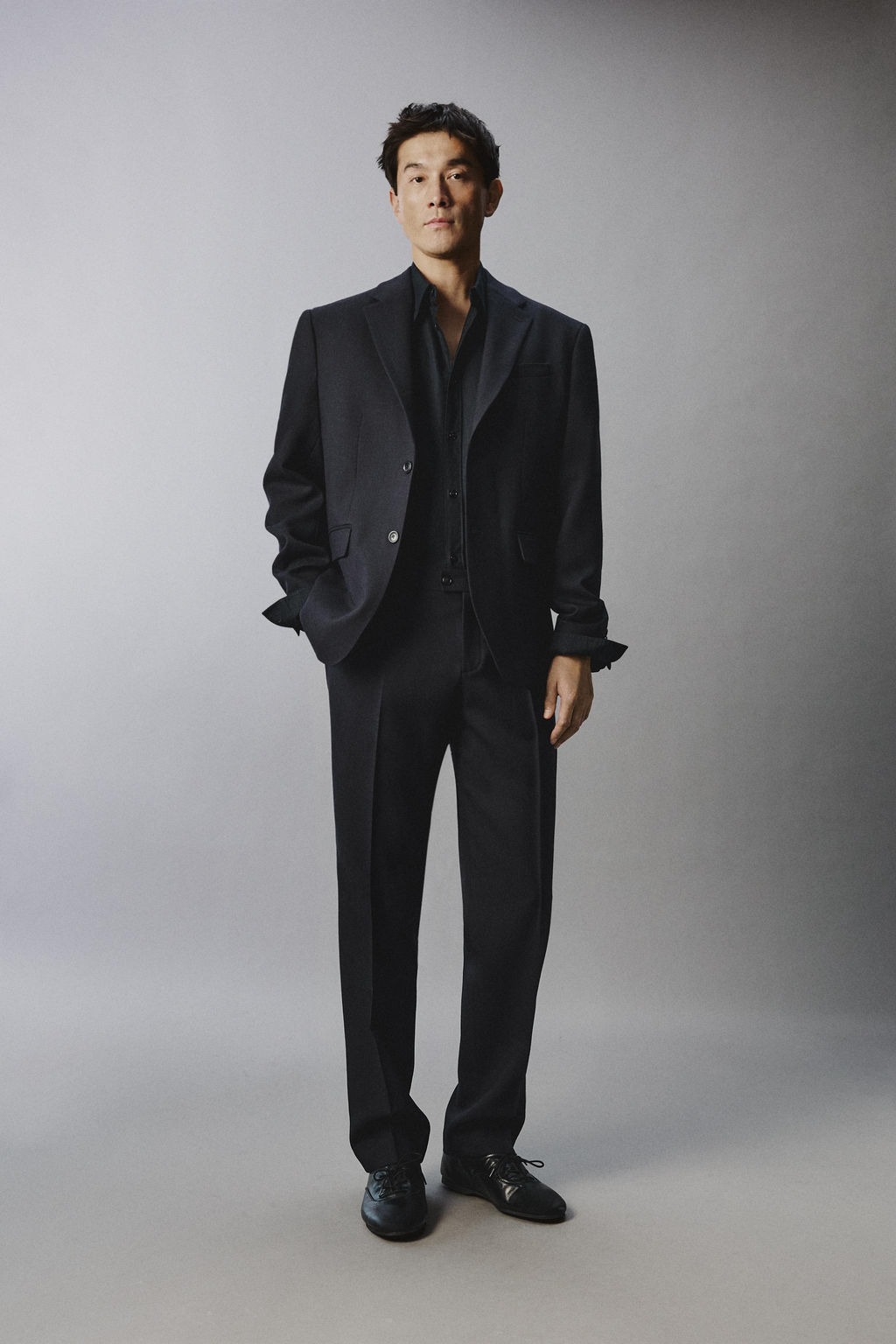 100% WOOL ORIGINS SUIT TROUSERS - Zara фото 9
