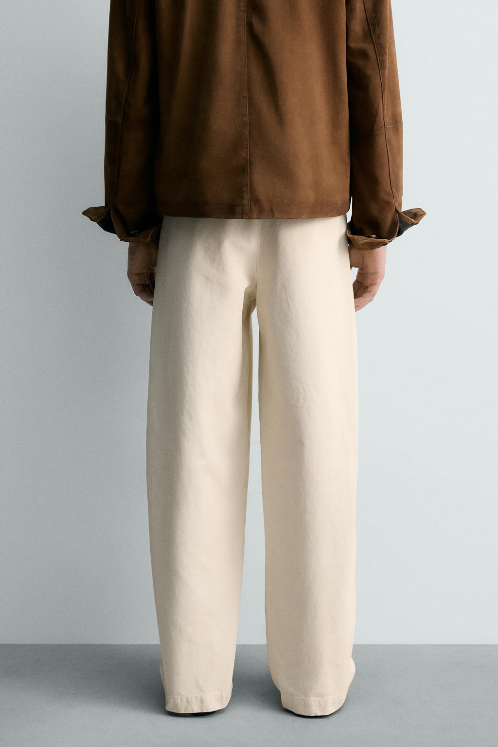 LIMITED EDITION RELAXED FIT PLEATED TROUSERS - Zara фото 20