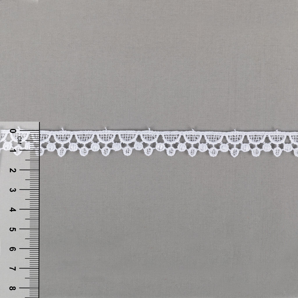 Гипюр Gamma 13 мм GGM-1301 в пакете 10 м 0.2 Турция GP001WH белый