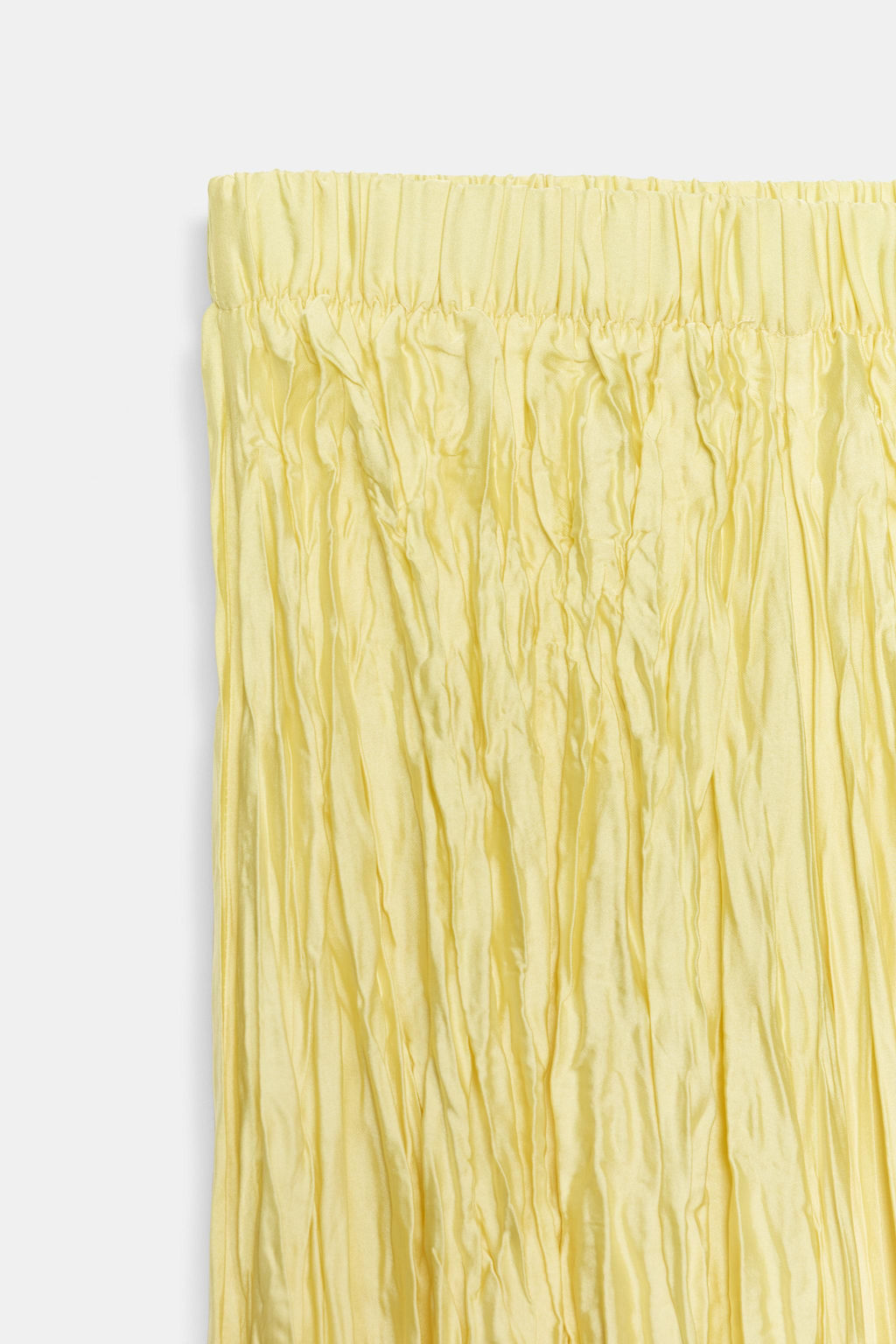 FALDA LARGA PLISADA ZW COLLECTION / Amarillo - Zara фото 6