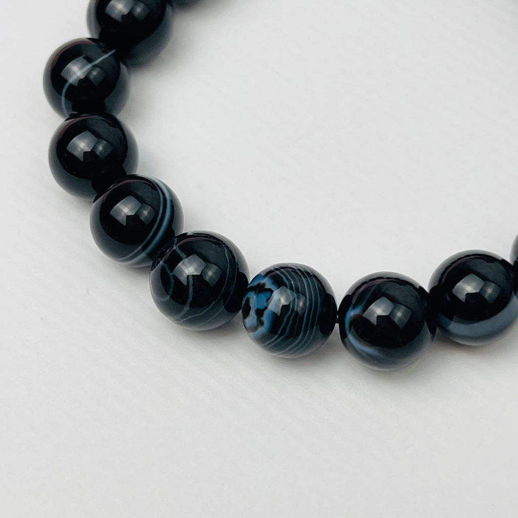 Браслет из полосатого Агата 21 см