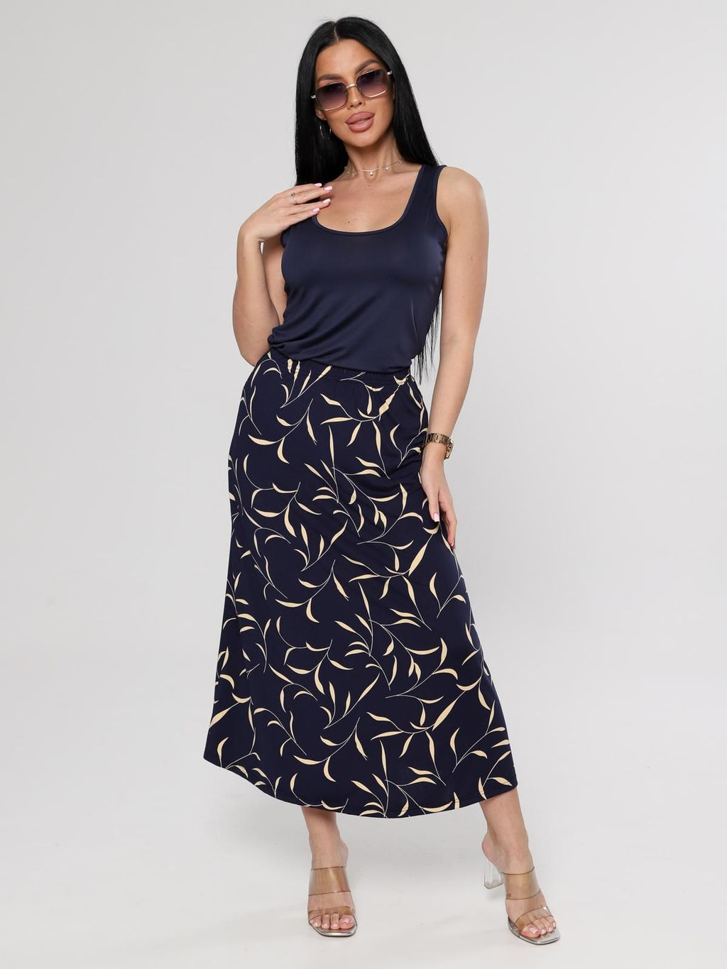 IV-CAPRIZ Тимиан - юбка из ткани масло  фото 22