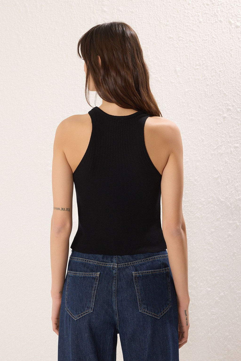 Ekru Fitilli Basic Triko Bluz TWOSS25BZ00489 - Trendyolmilla фото 8