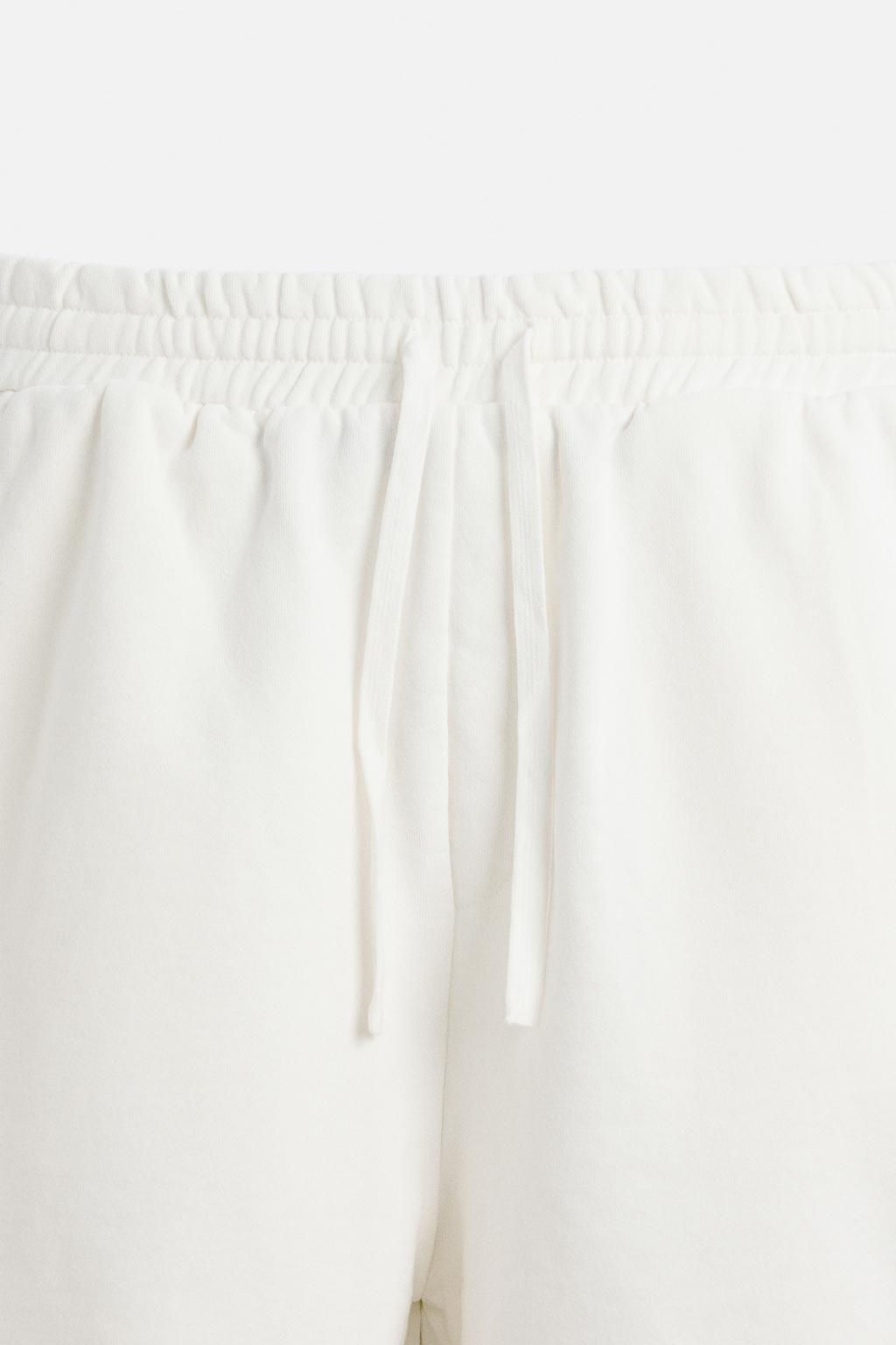 WASHED RELAXED FIT JOGGER BERMUDA SHORTS - Zara фото 18