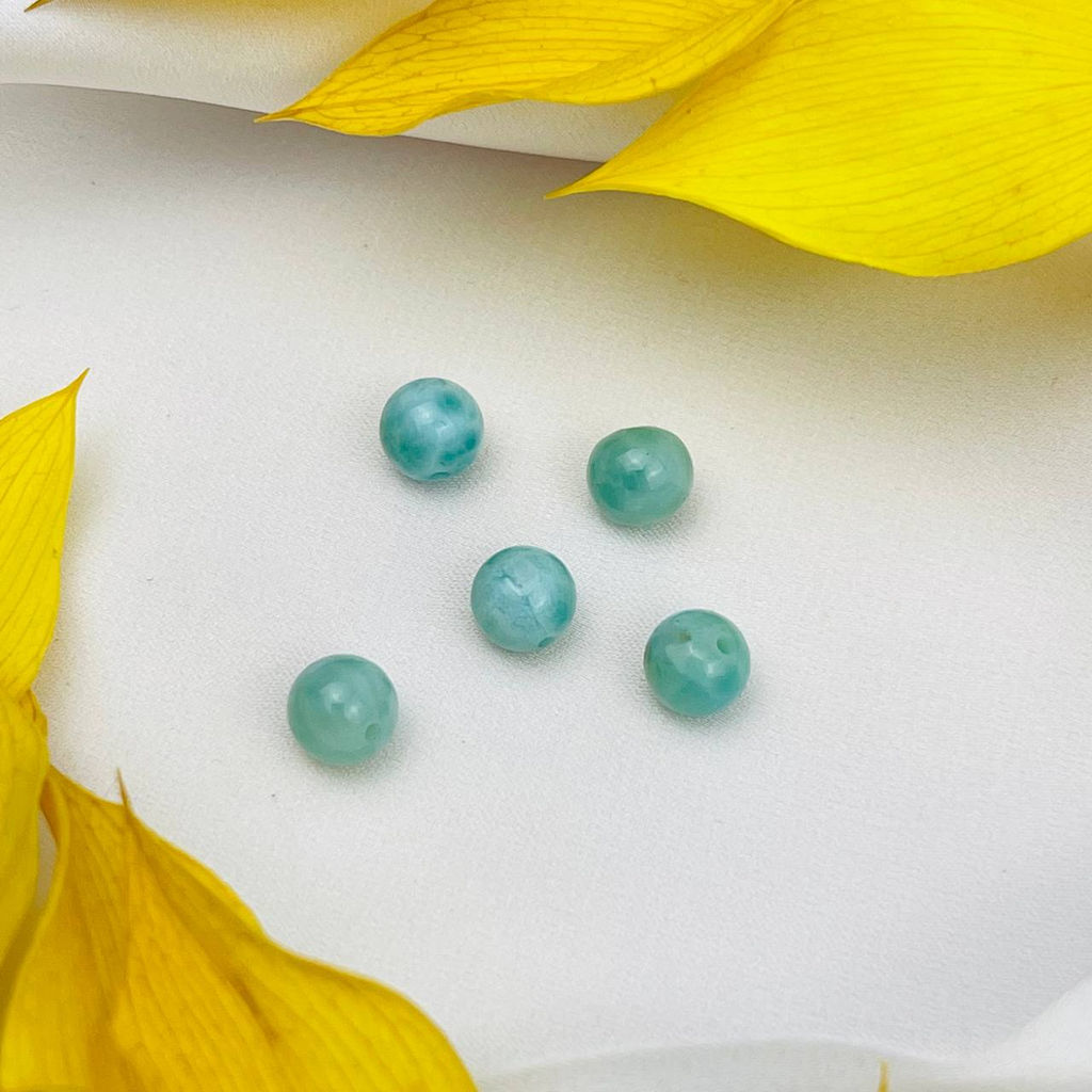 Бусины для украшений из Ларимара (5 шт)