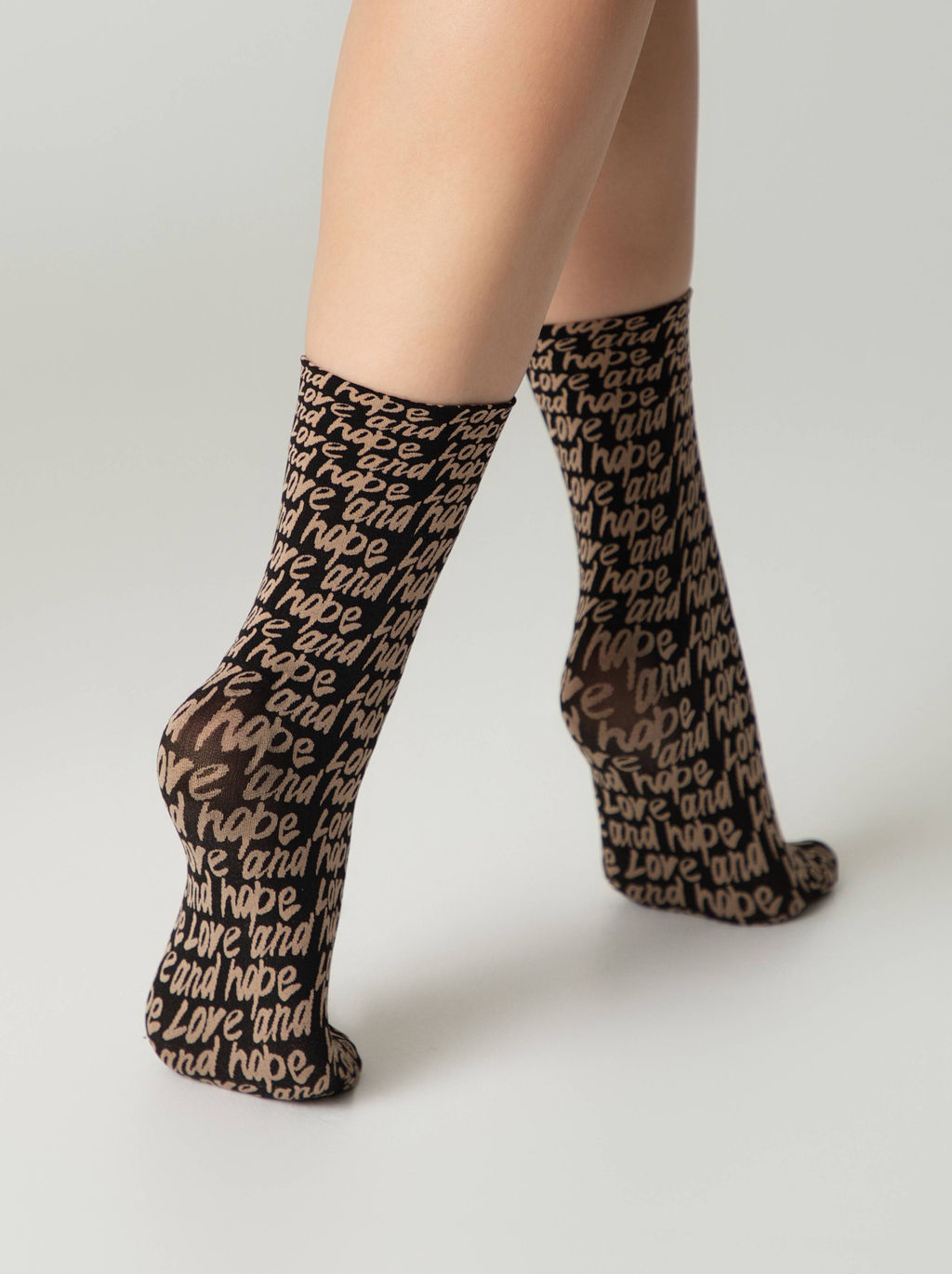 Цена за 2 пары. Носки фантазийные CONTE FANTASY Плотные носки с вывязанным рисунком Love - Conte elegant фото 3