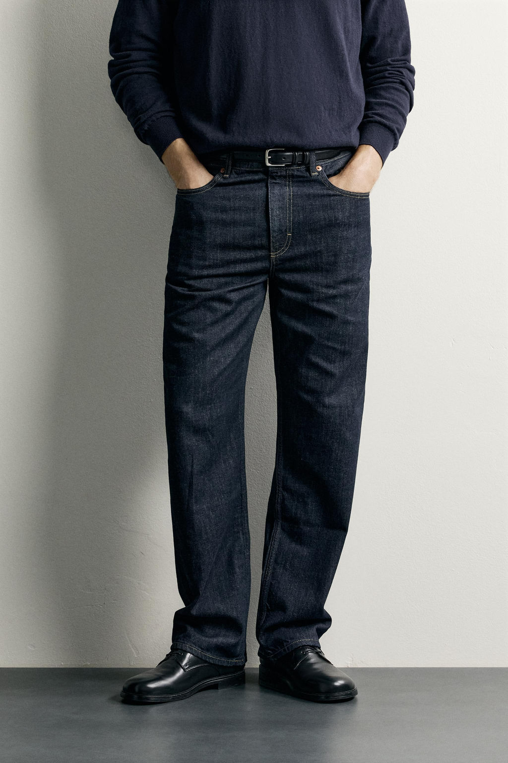 JEANS STRAIGHT FIT / ?ndigo oscuro - Zara фото 2