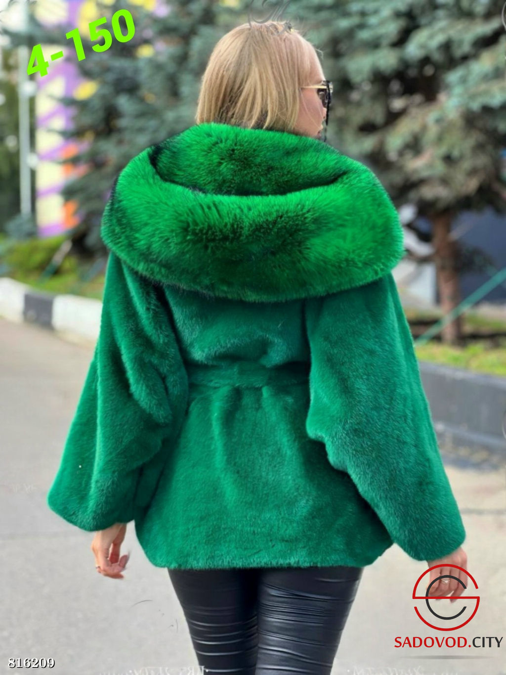 Шуба женская из искусственного меха