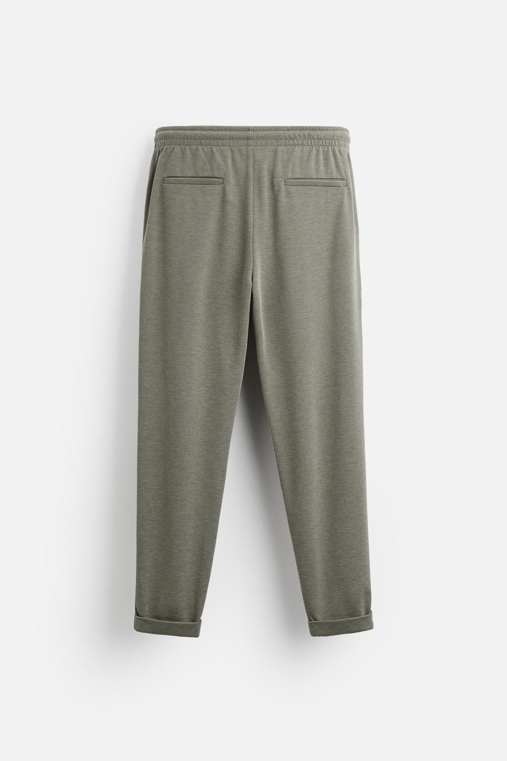 COMFORT REGULAR FIT TROUSERS - Zara фото 31