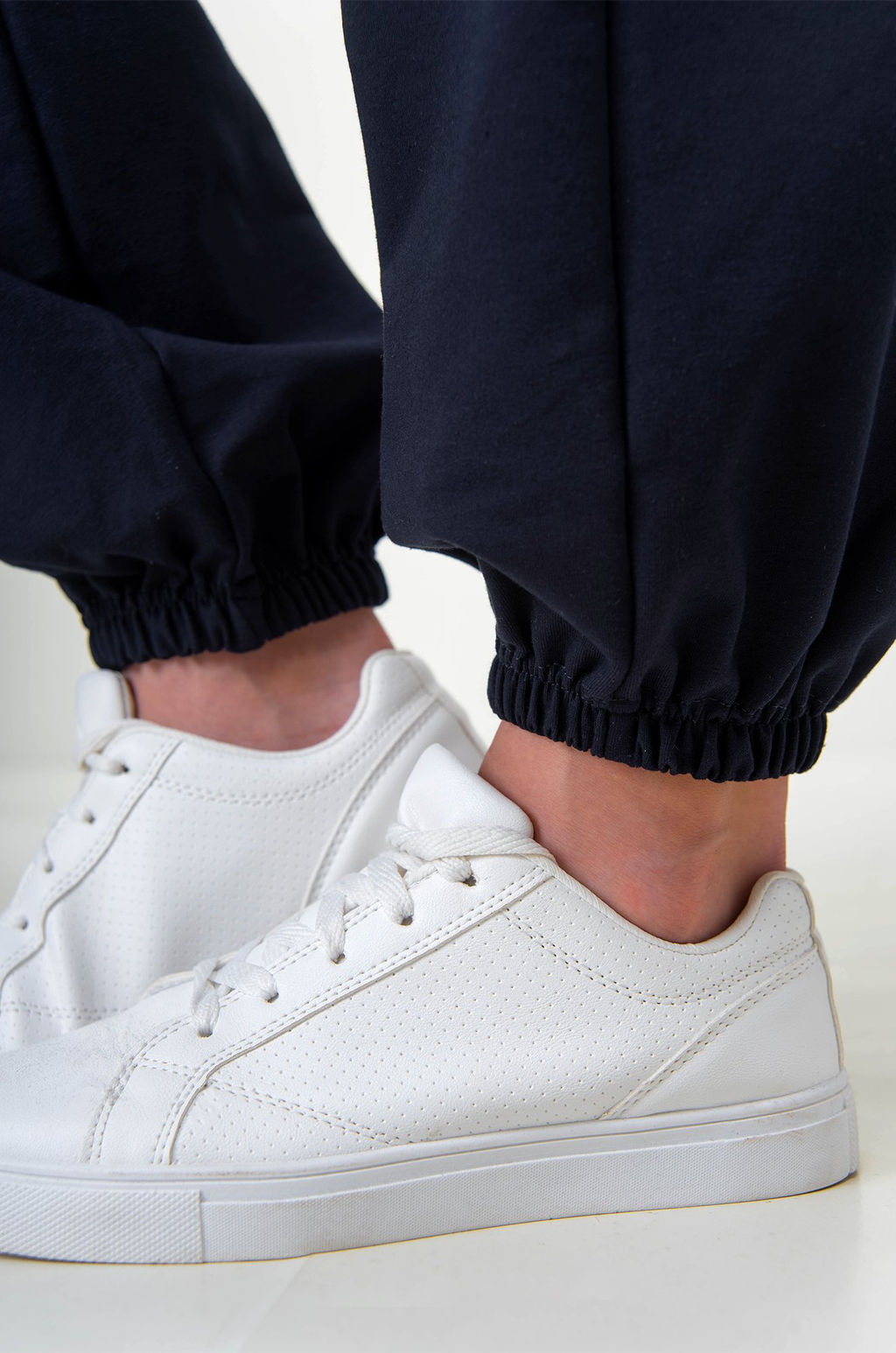 Брюки джоггеры из футера для девочки Happyfox