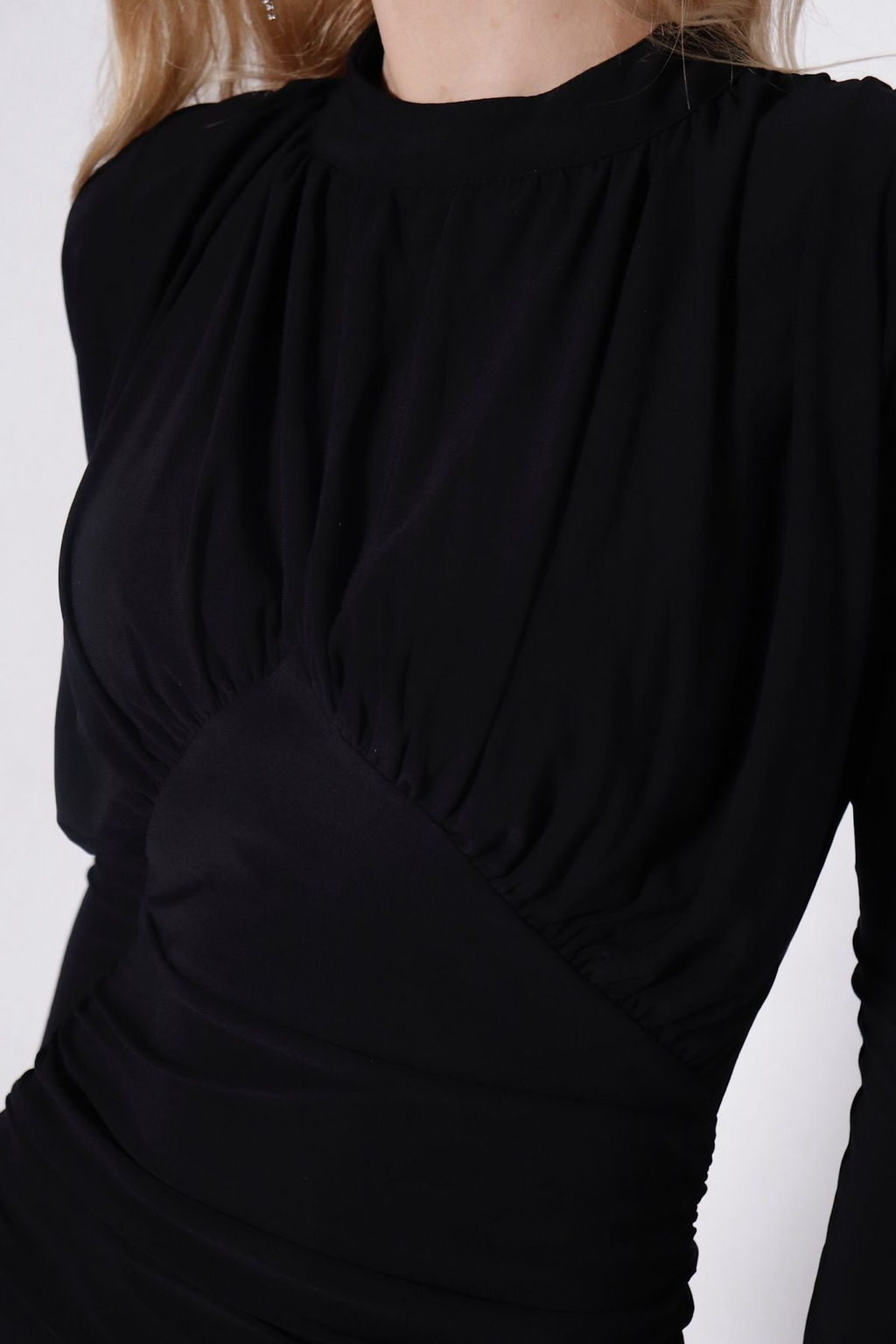 Мини-платье чёрное - Martichelli фото 15