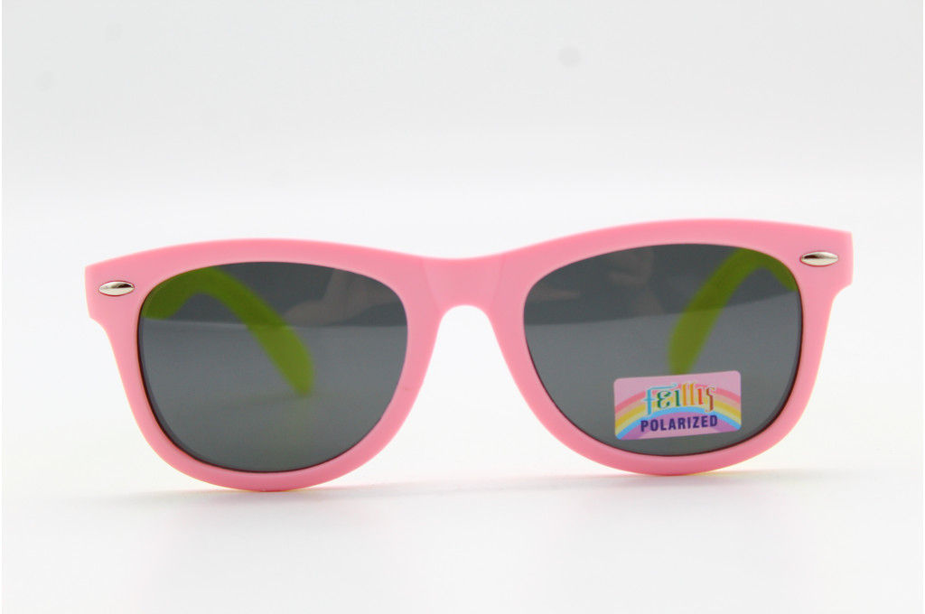 Солнцезащитные очки Feillis Polarized (детские) 66611 45-18-116 розовые
