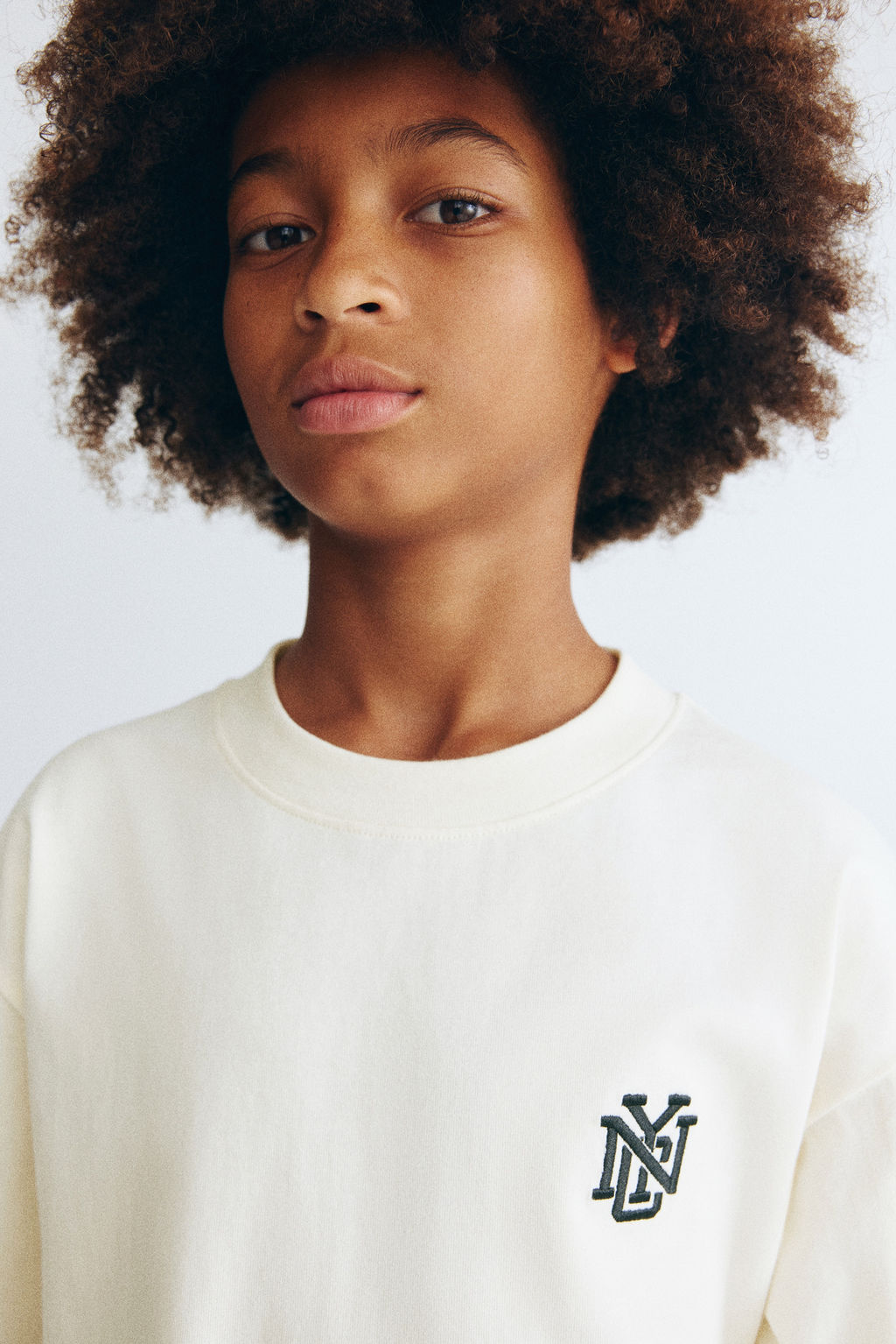Camiseta estampada de corte holgado