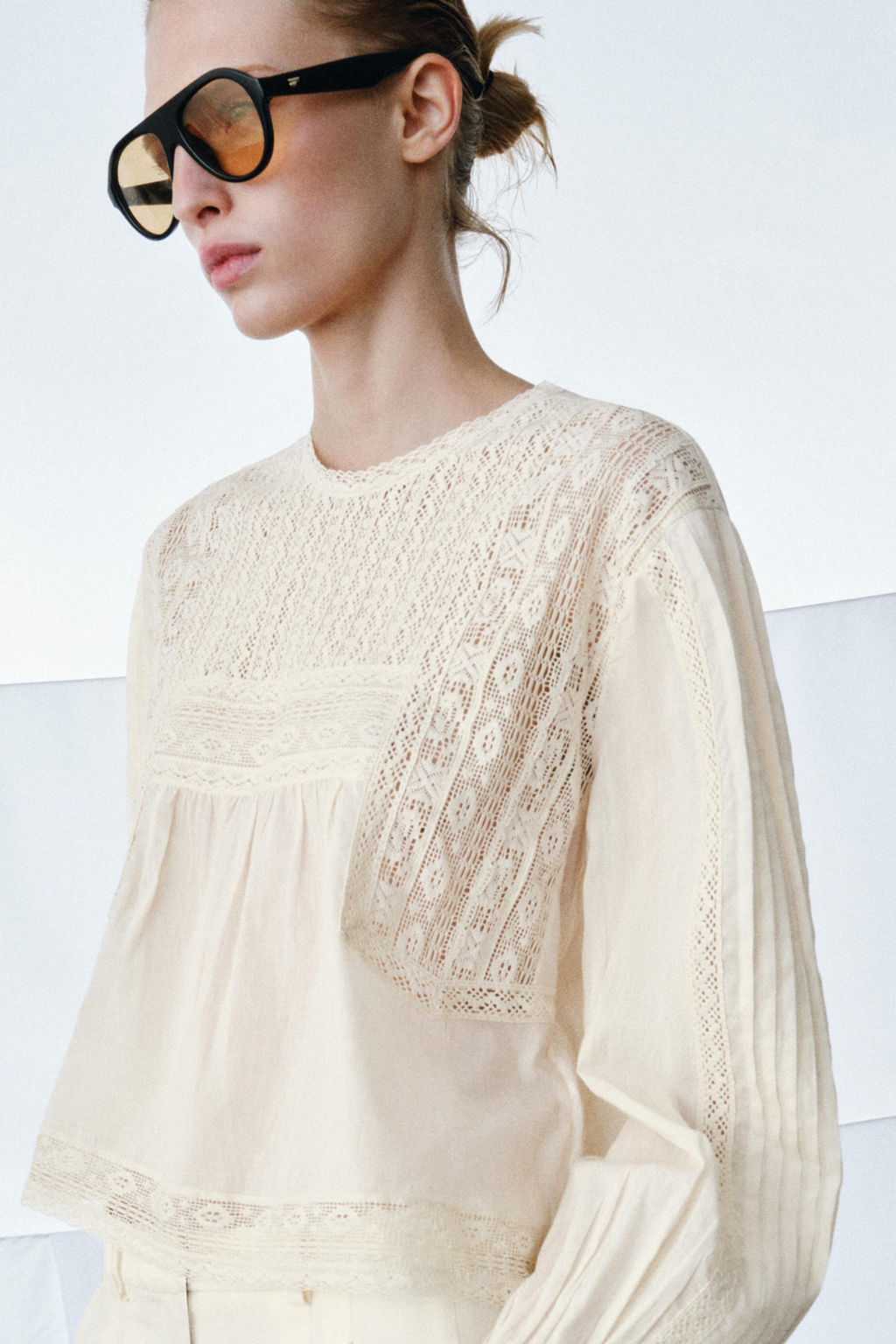 ZW COLLECTION EMBROIDERED SHIRT - Zara фото 9