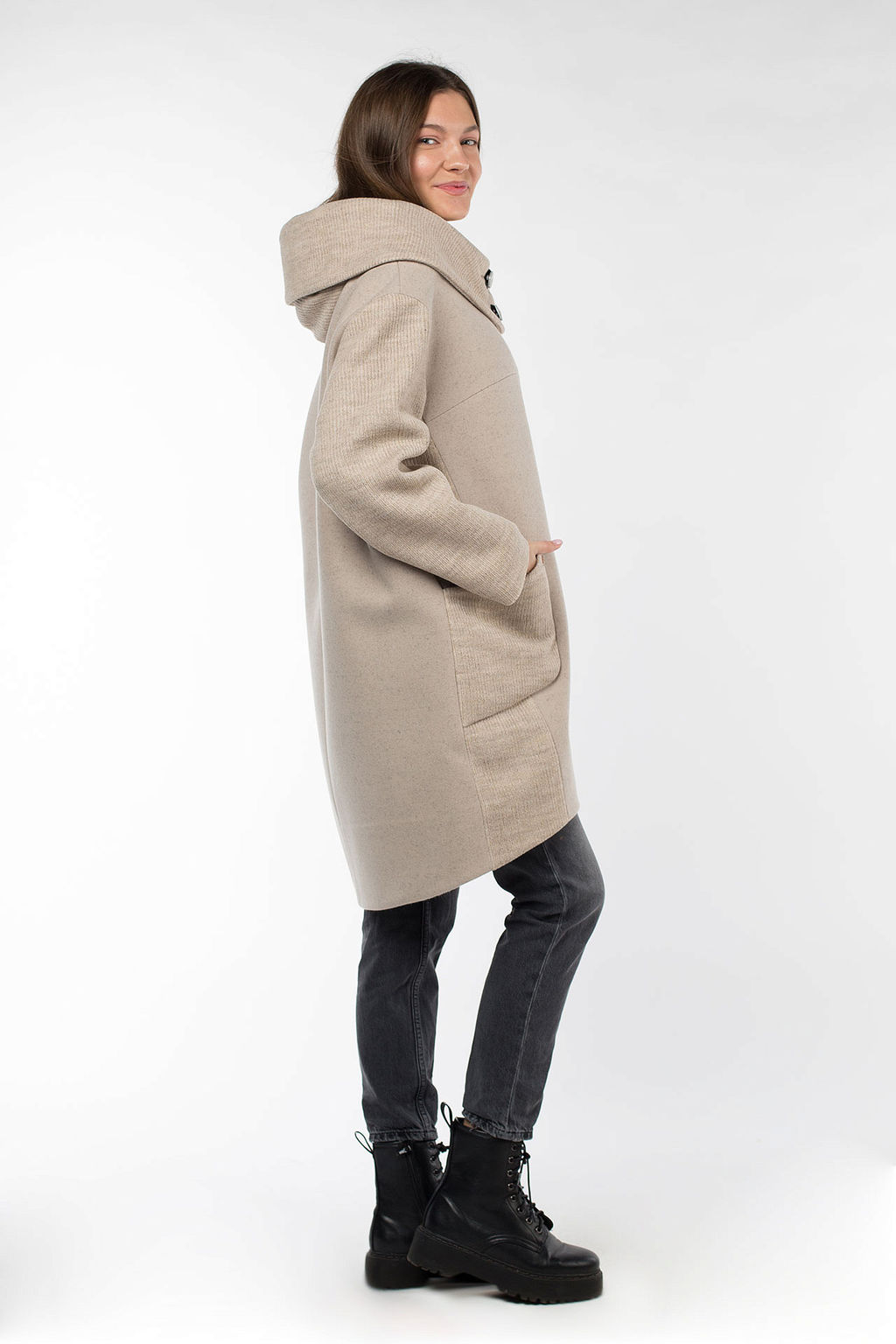 01-10049 Пальто женское демисезонное