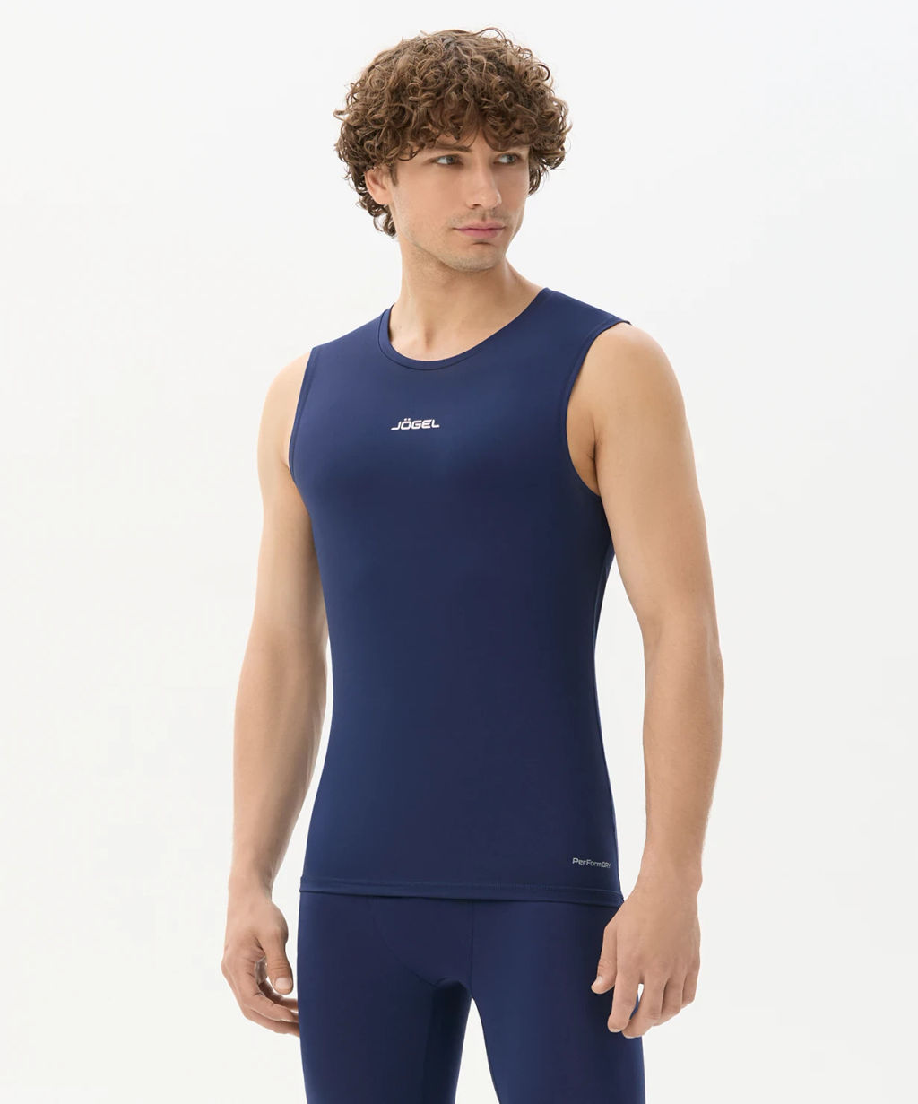 Майка компрессионная JOGEL CAMP PerFormDRY Baselayer SL Tee, темно-синий  фото 6