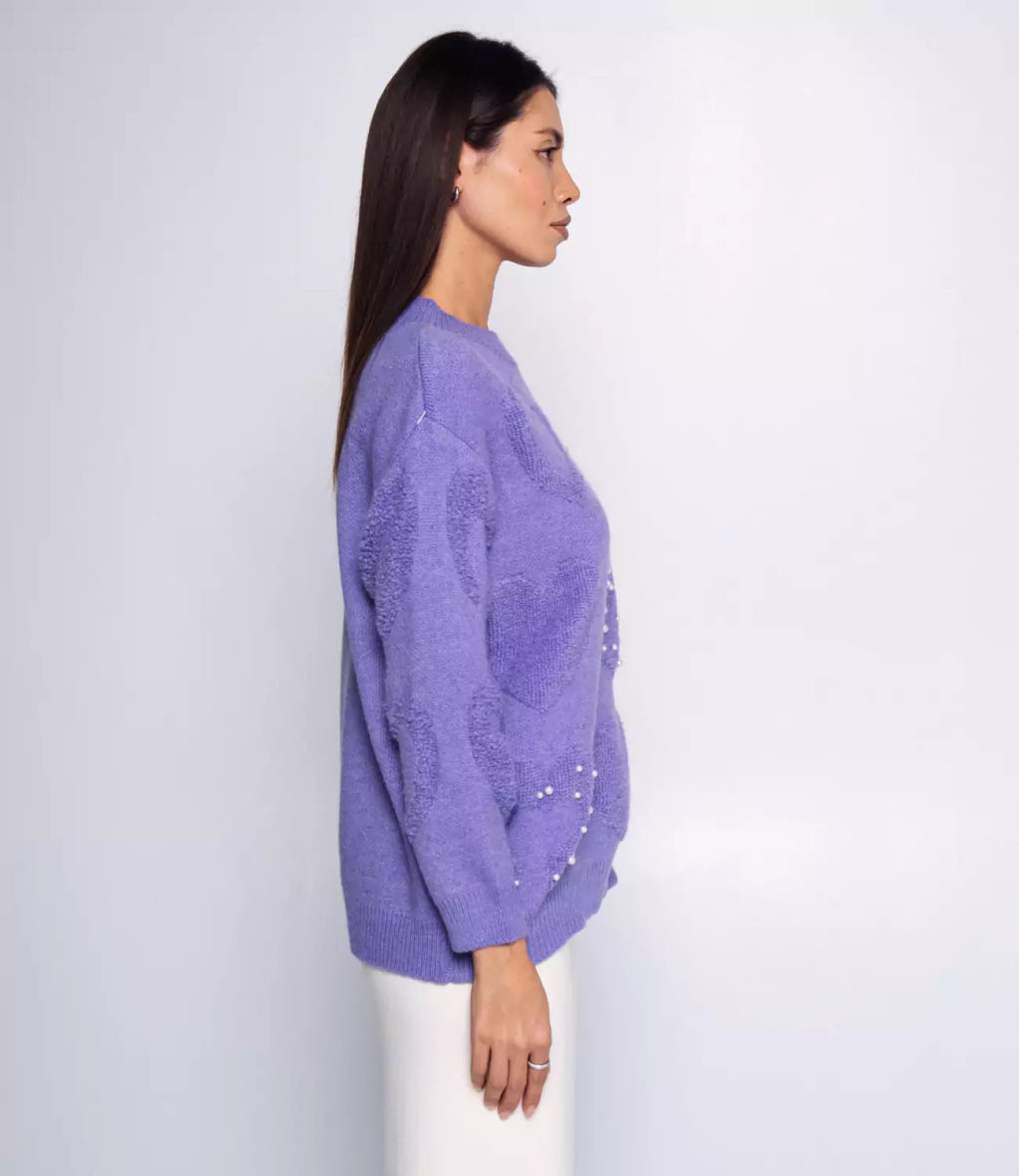 Джемпер #КТ642 (2), сиреневый - Dommod фото 2
