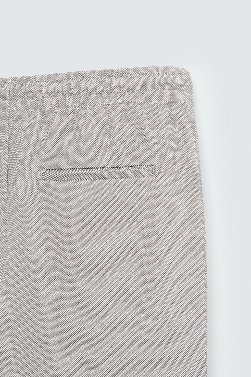 EASY CARE JOGGER WAIST TROUSERS - Zara фото 62