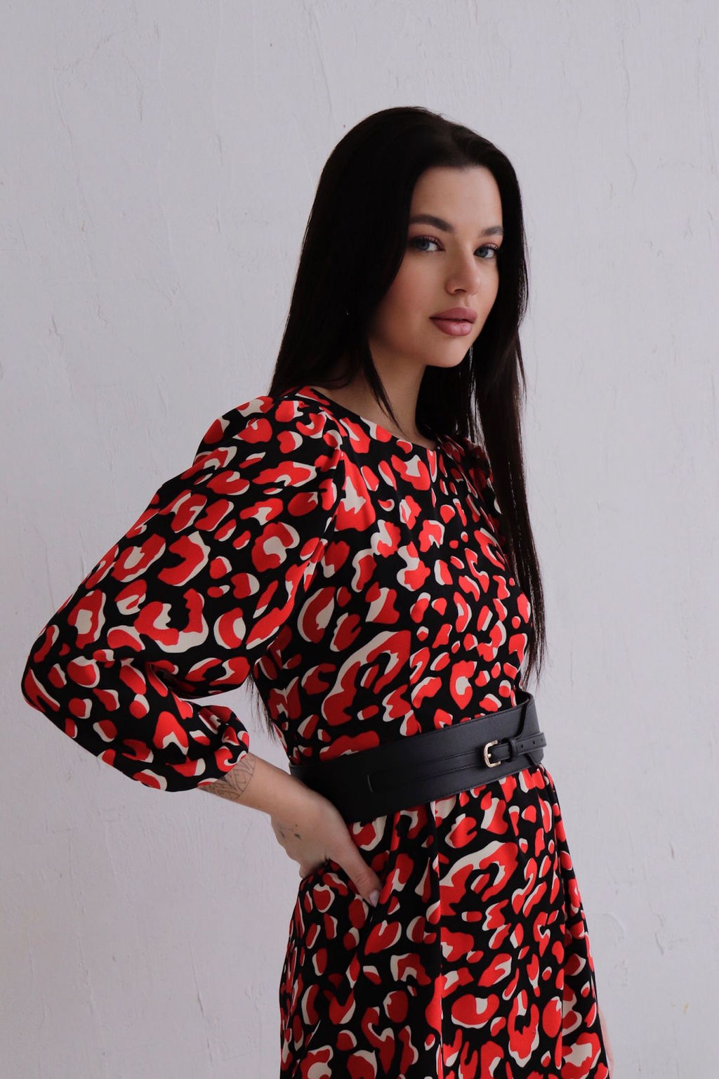 Платье красно-чёрное - Martichelli фото 8