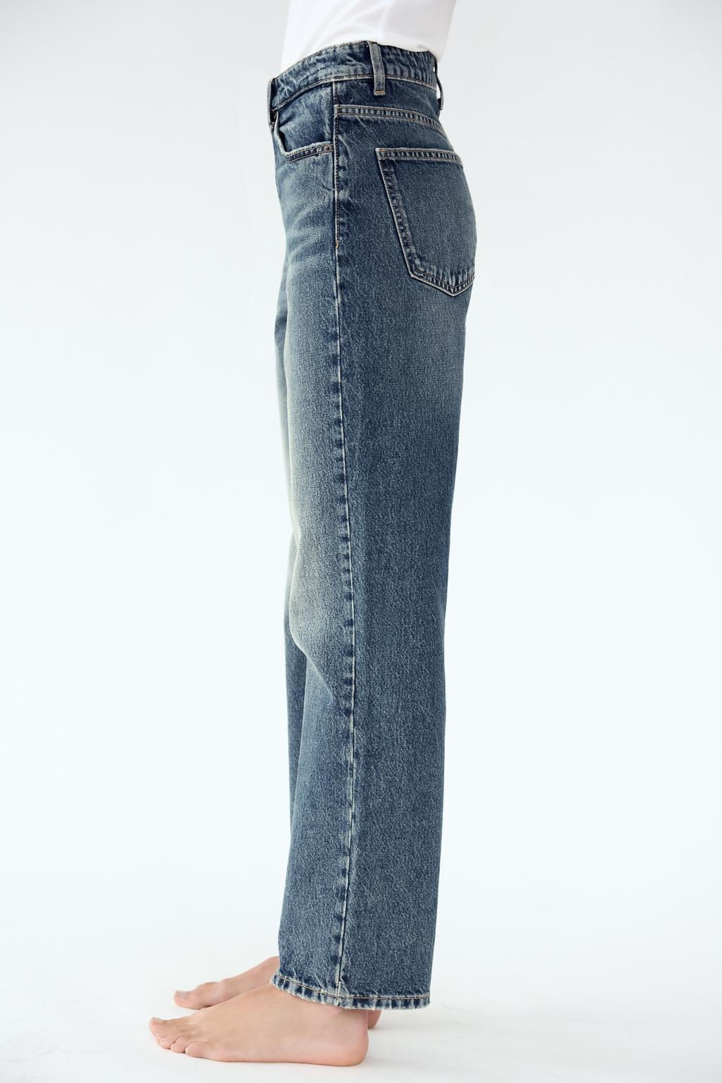 TRF MOM FIT HIGH-WAIST JEANS - Zara фото 14