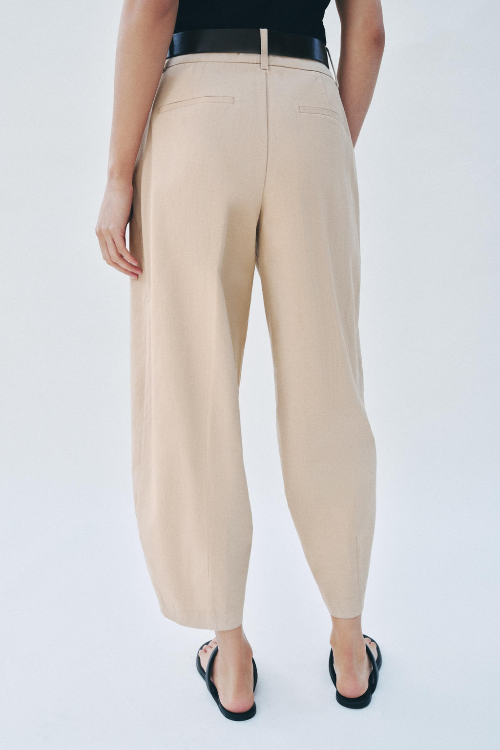 PANTAL?N GLOBO CINTUR?N / Arena - Zara фото 3