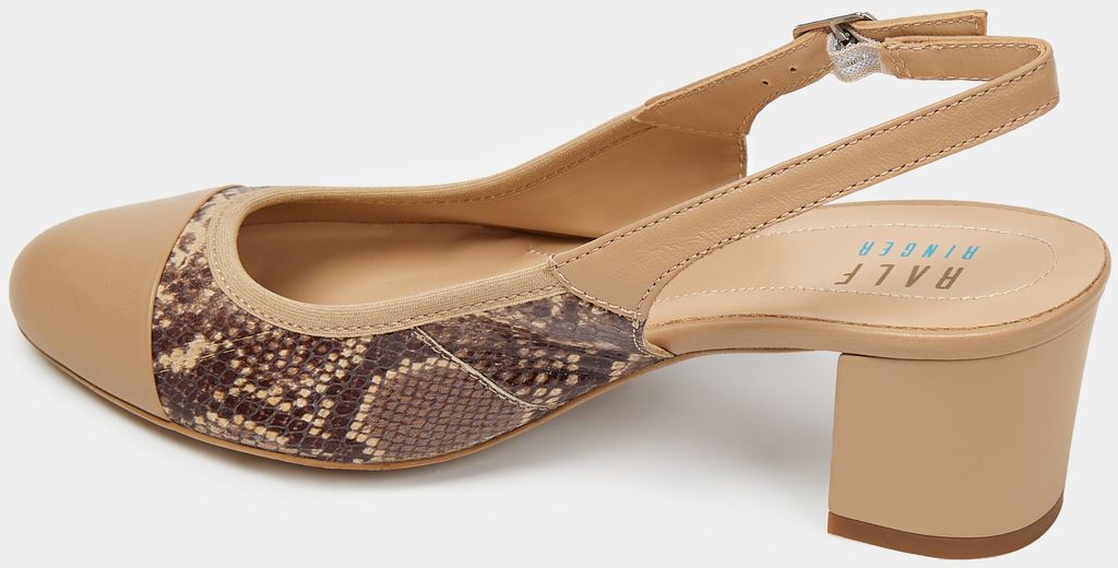 Туфли открытые Ralf Ringer AGNIA натуральная кожа бежевый  фото 6