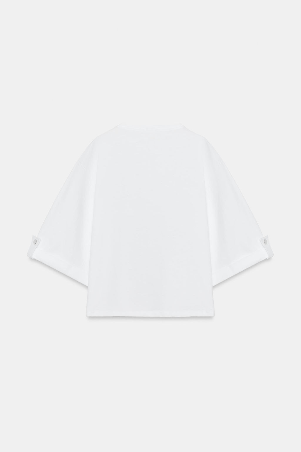 CAMISETA ASIM?TRICA BOT?N / Blanco