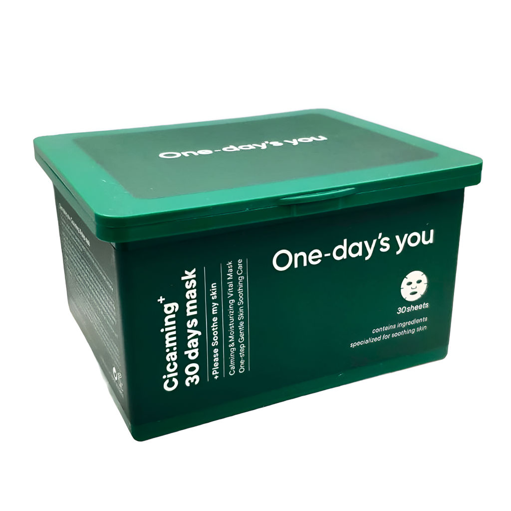 One-days you Набор тканевых масок для лица с центеллой / Cica:ming 30 days mask, 30 шт./наб.
