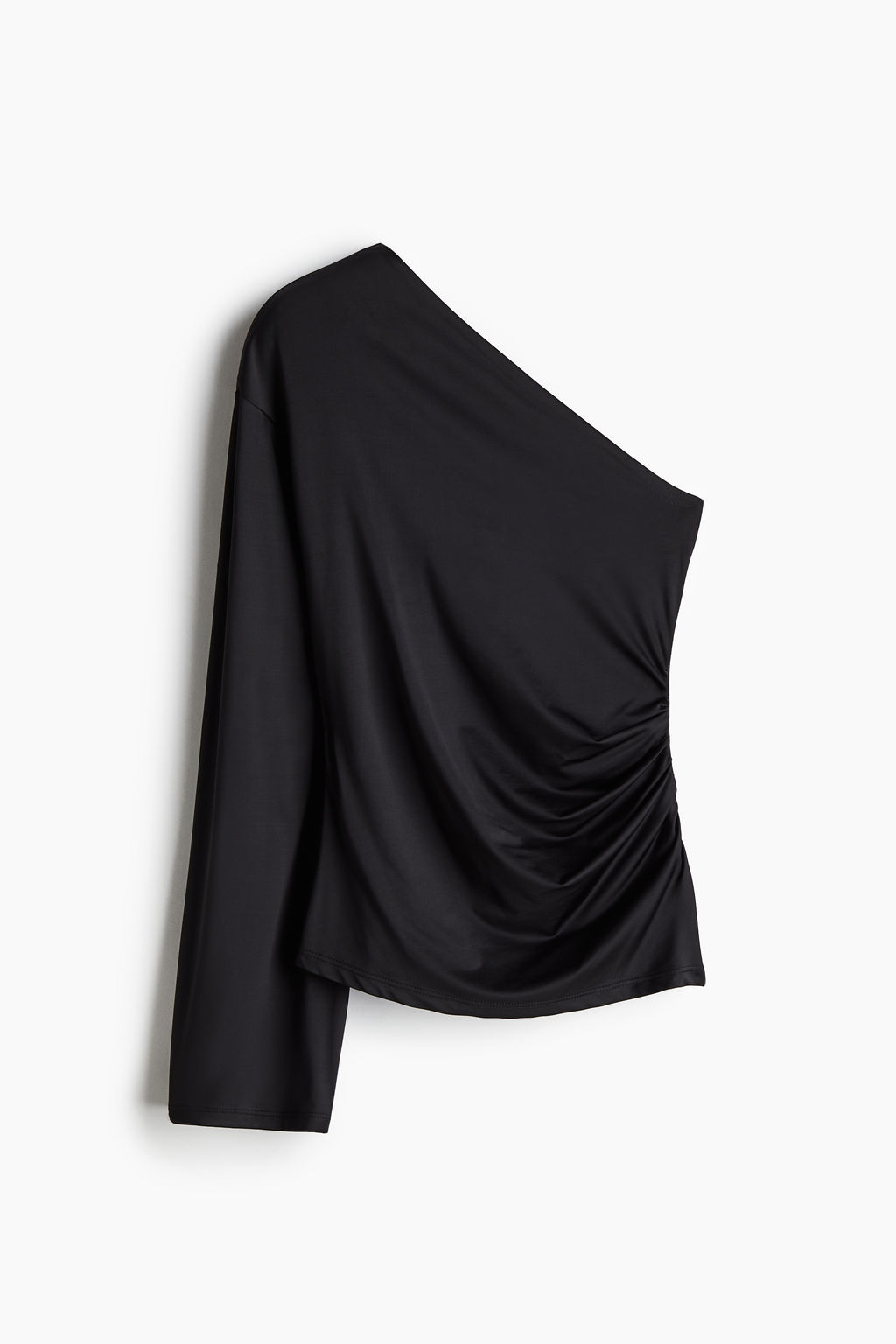 Top drapeado de un hombro - H&m фото 8