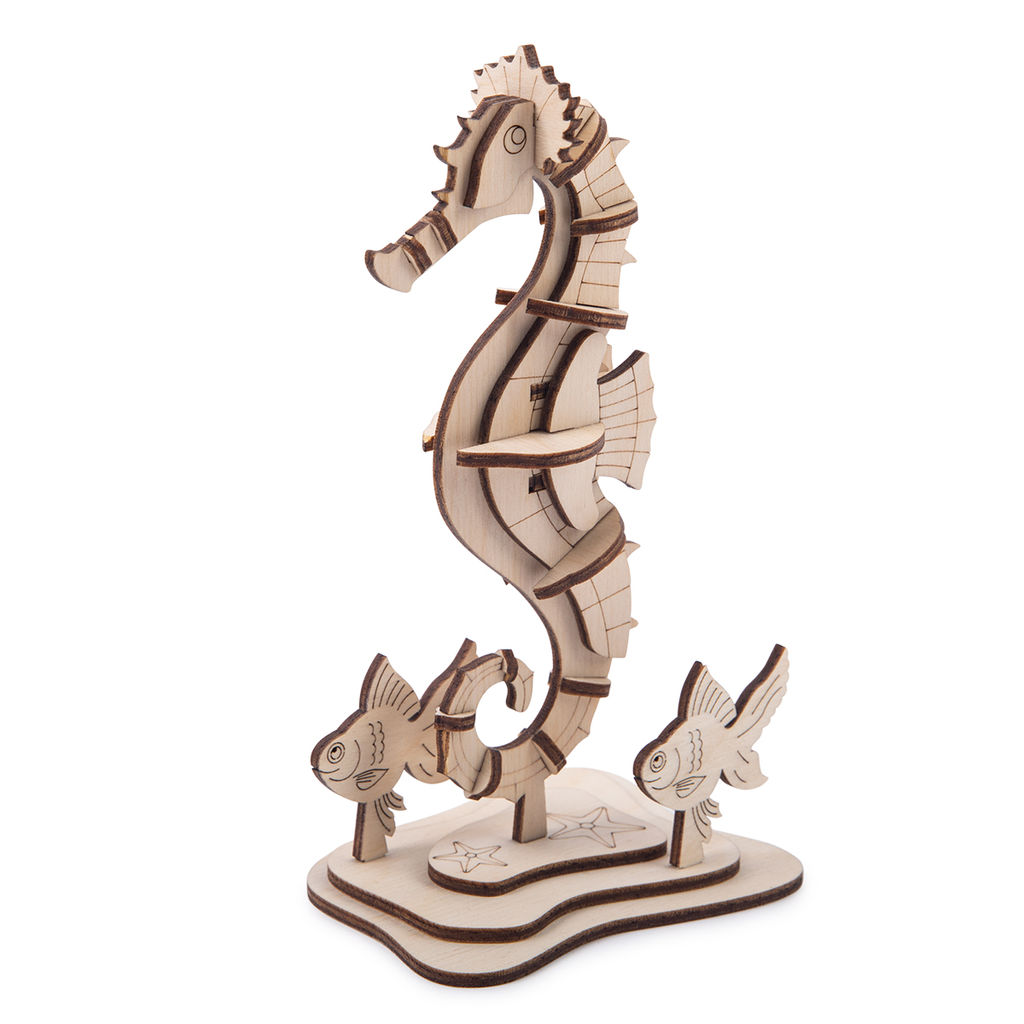 REZARK NIZ-18 Серия Живая природа Пазл 3D 26 элемент. Морской конек