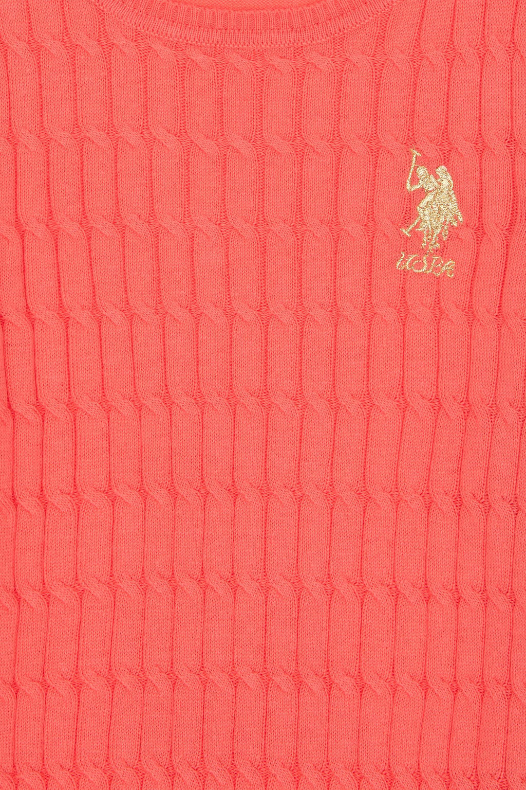 Базовый свитер с цветком граната для девочек Неожиданная скидка в корзине - U.s. polo assn фото 3