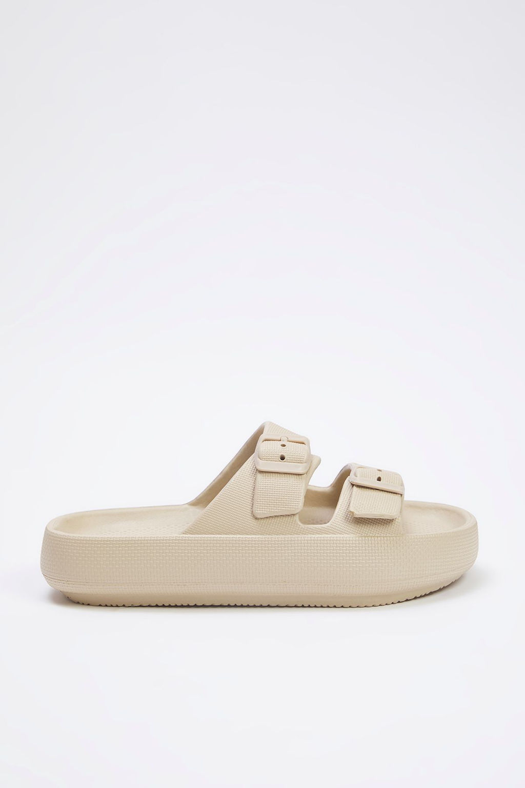 Trendyol Shoes Bej Cift Bantl? Toka Detayl? Hafif Taban Kad?n Terlik TAKSS25TE00019 - Trendyolmilla фото 10