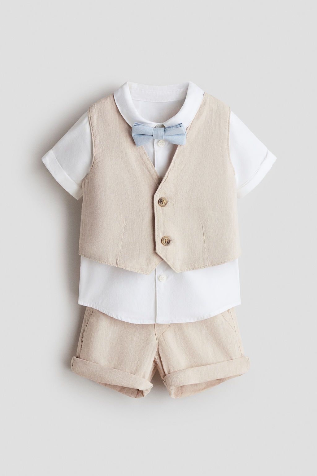 Conjunto de vestir de 4 piezas en mezcla de lino - H&m фото 5