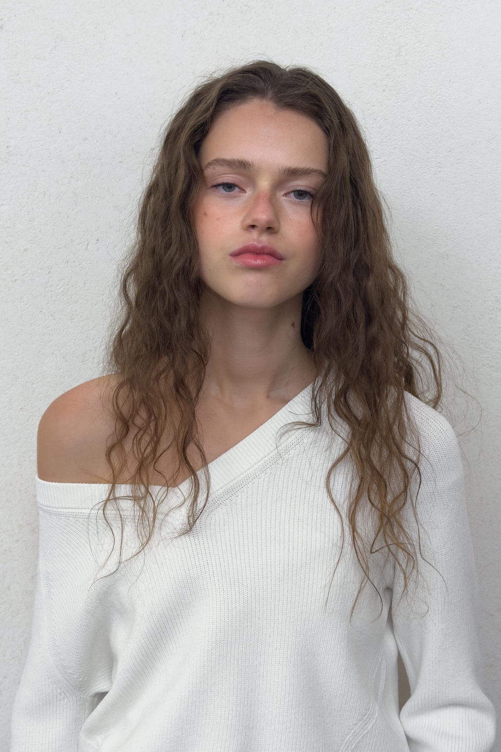 JERSEY PUNTO CUELLO PICO / Blanco - Zara фото 9