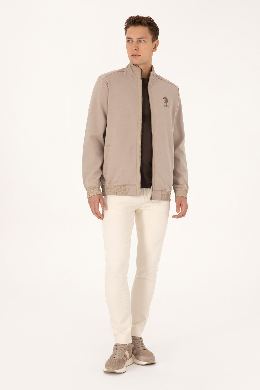 Erkek Koyu Bej _rme H_rka - U.s. polo assn фото 4