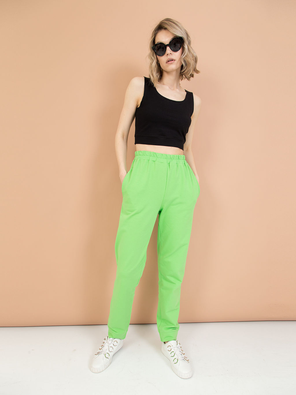 Кроп-топ из футера