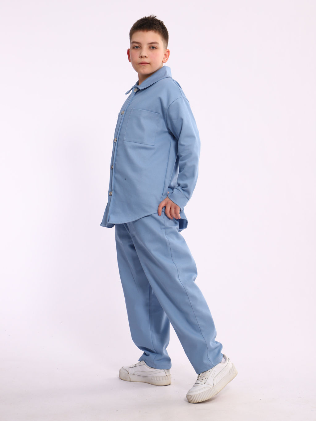 Комплект "Деним" голубой