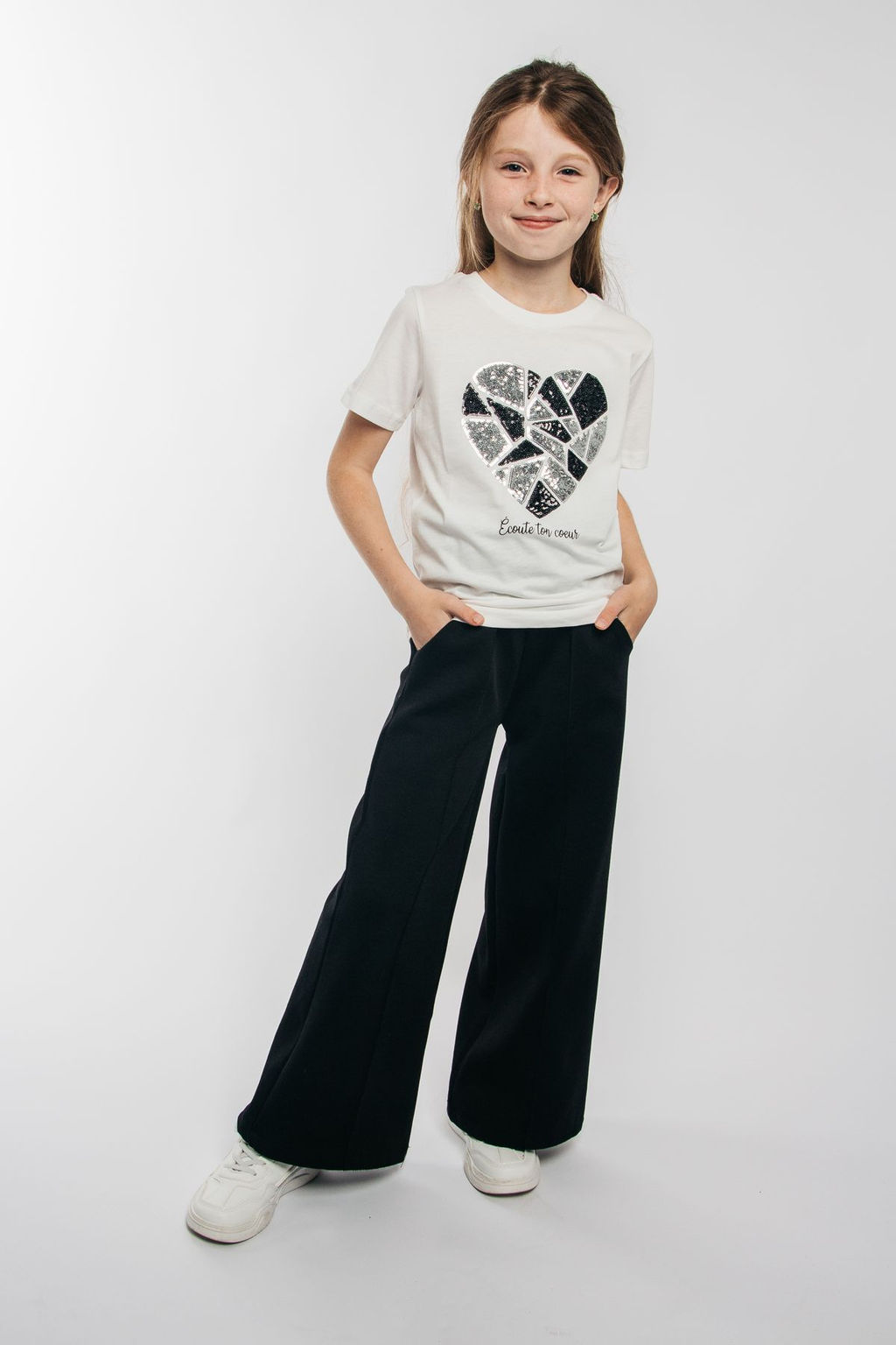 Футболка для девочки 51298 Молочный* 705 Lets go