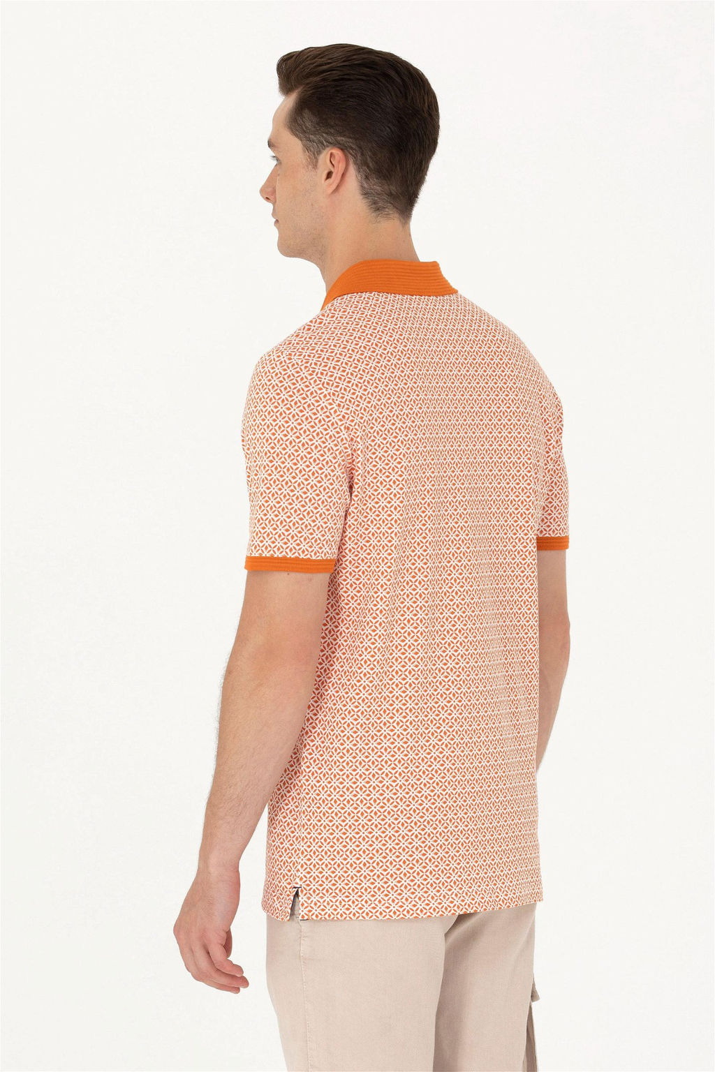 U. S. Polo Assn Мужская футболка с воротником-поло Brick - U.s. polo assn фото 12